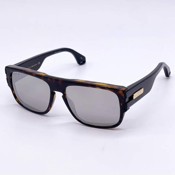 Authentic- New GUCCI SIlver Square Men's Sunglasses
GG0664S 004 58 - Picture 2 of 12